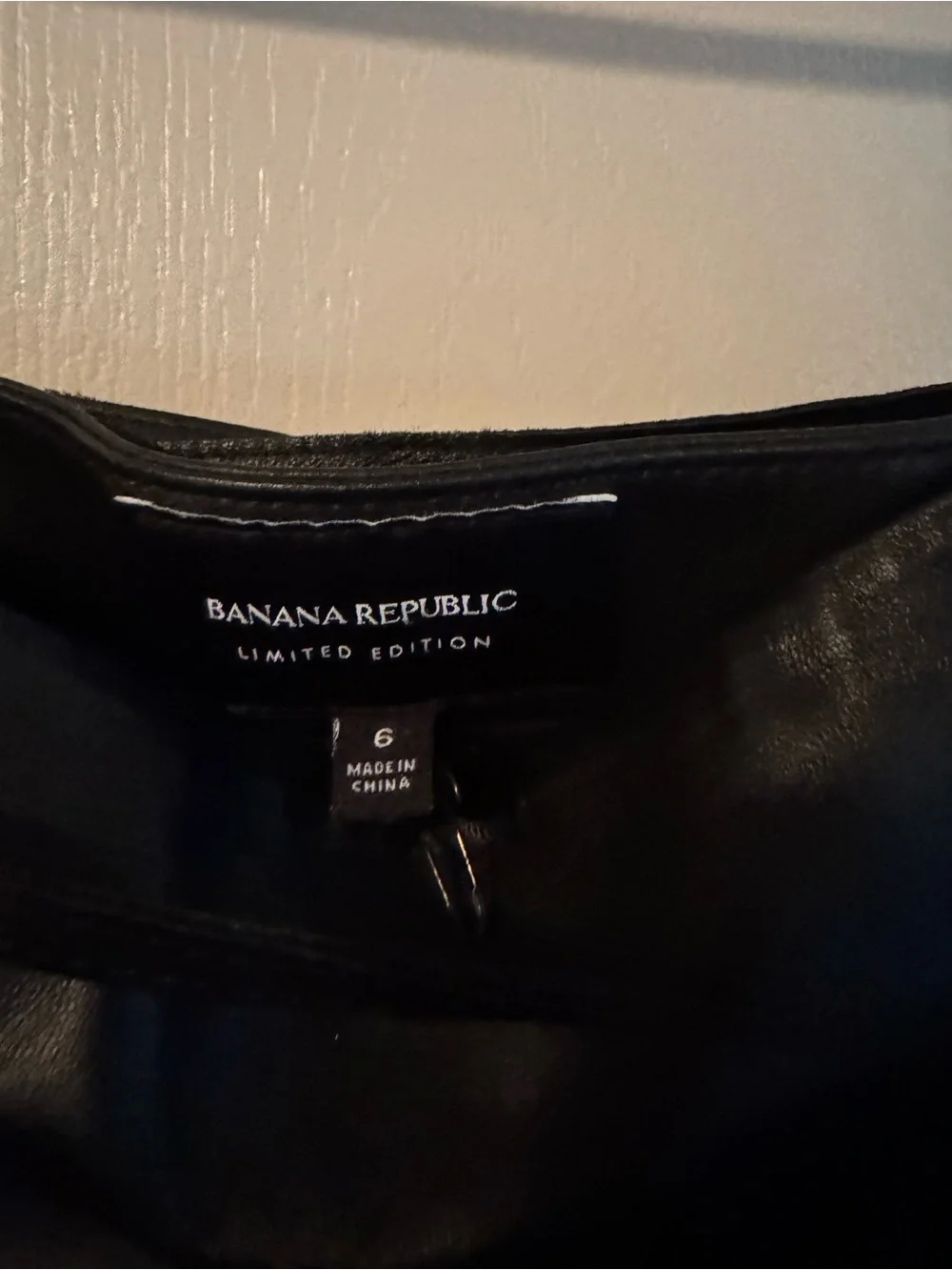 BR leather skirt